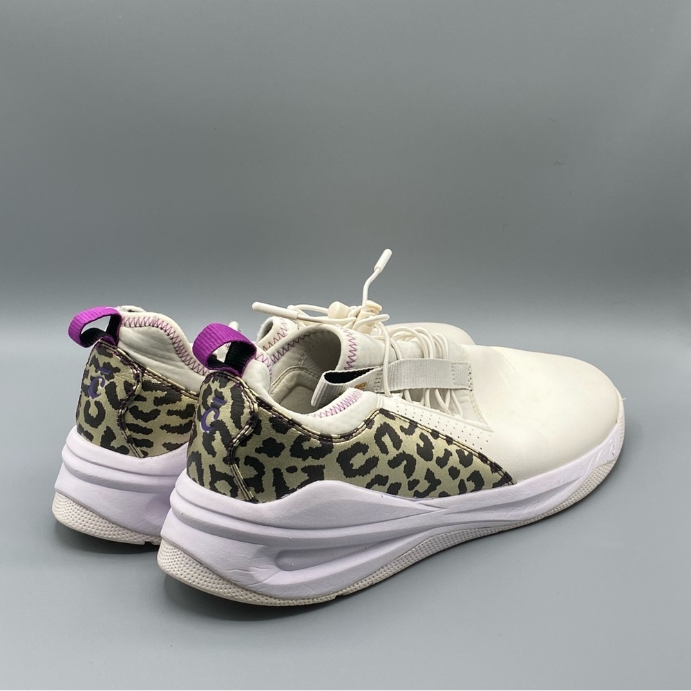 Clove Classic White/ Gold Leopard Comfort Shoes Women​ - Picture 3 of 4